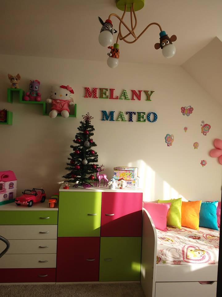 detské mená na stenu, Melany a Maťko
