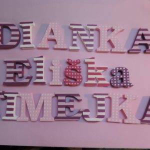 detské meno na stenu, vzor Dianka, Eliška