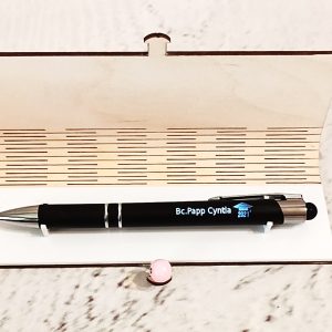 Svietiace gravírované pero s krabičkou
