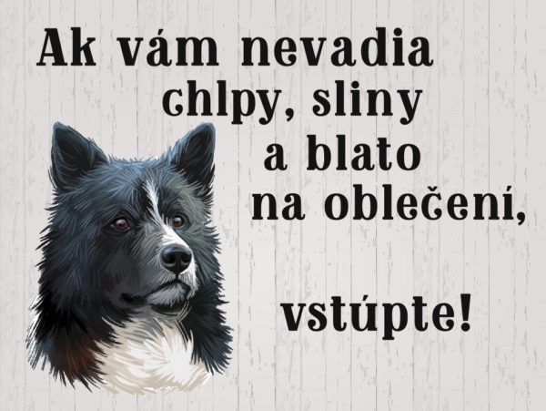 Karelský medvedí pes– Ak vám nevadia chlpy, sliny a blato na oblečení vstúpte!